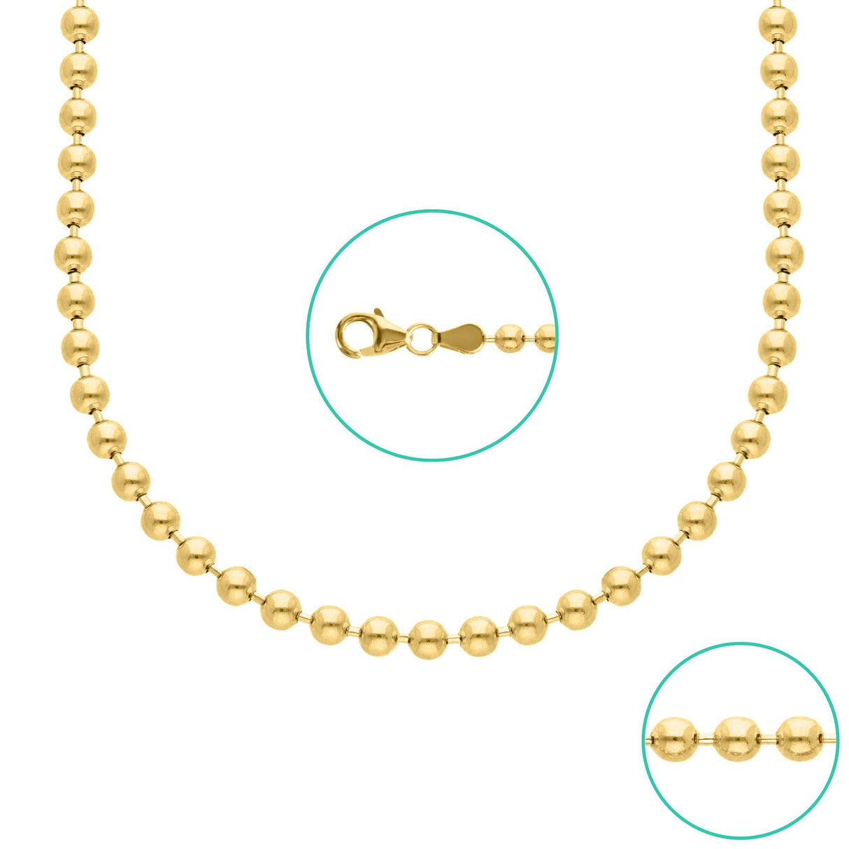 Kugel 2.2mm | Halskette