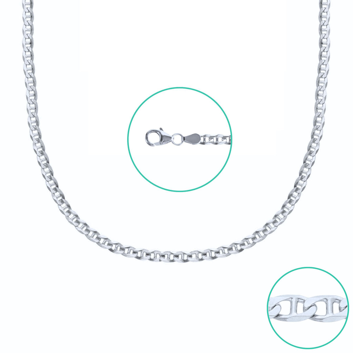 Panzersteg 2.3mm | Halskette