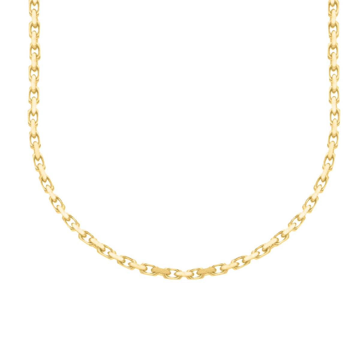 Anker Diamantiert 2.1mm | Halskette