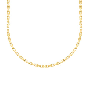 Anker Diamantiert 2.1mm | Halskette