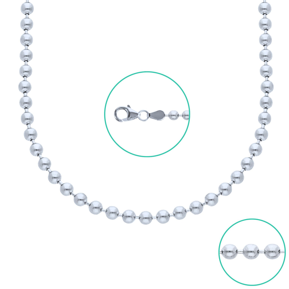 Kugel 2.2mm | Halskette