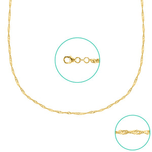 Singapur 2.1mm | Halskette