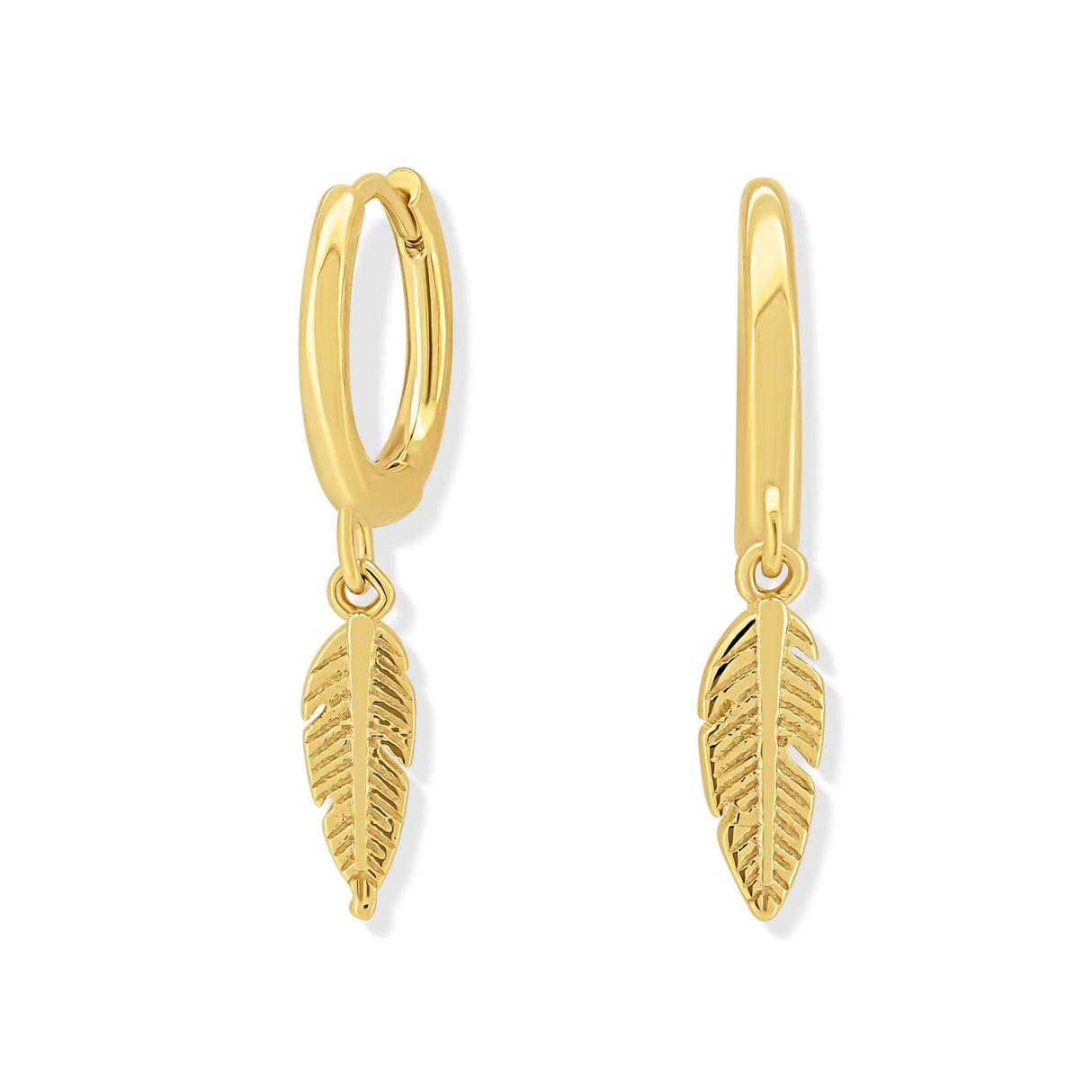 Leaf | Huggie Ohrringe