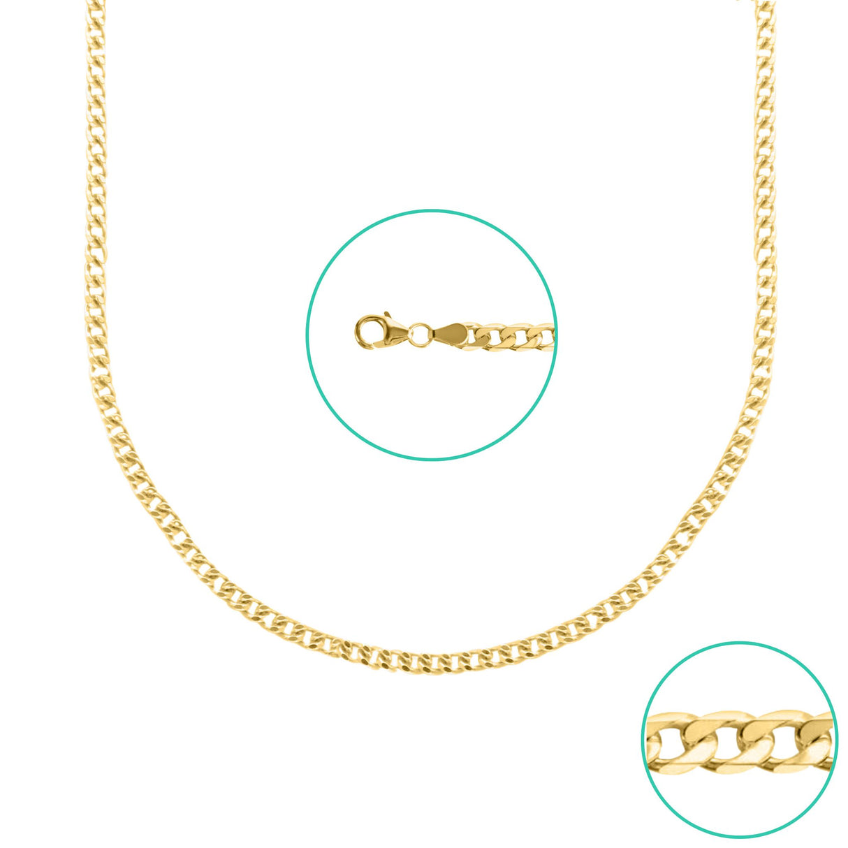 Panzer 2mm | Halskette